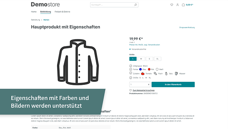 Newsletter Integration auf Produktdetailseite - faesslich